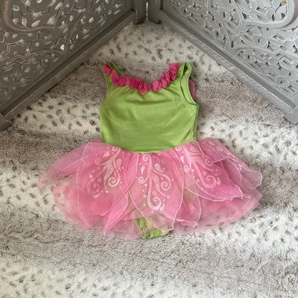Gymboree green fairy dress baby girls 18-24 months Halloween costume fairycore